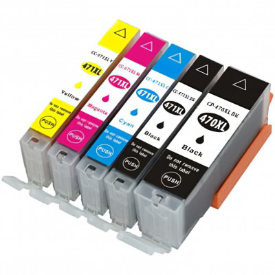 Комплект картриджей PGI-2400XL  (Bk, C, M, Y) для  Canon MAXIFY iB4040, Canon MAXIFY iB4140, Canon MAXIFY MB5040, Canon MAXIFY MB5340 (Hi-Black)