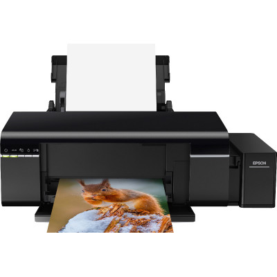 Струйный принтер Epson L805 с оригинальной (заводской) СНПЧ и комплектом высококачественных светостойких чернил INKSYSTEM