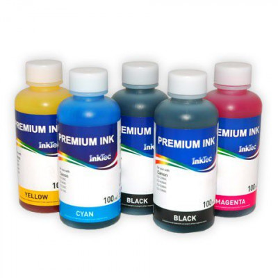 Чернила InkTec C9020-C9021 для Canon PIXMA iP3600/ iP4600 (PGI-520/CLI-521), комплект из 5 шт. по 100 мл.