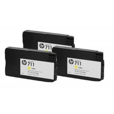 Комплект струйных картриджей для HP Designjet T520 / T120  (Hi-Black Ink), 4 штуки, № 711XL (Black), № 711 (Cyan, Magenta, Yellow)