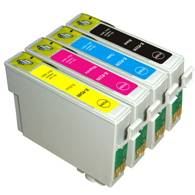 Комплект струйных картриджей T0921-T0924 для Epson Stylus C91 / CX4300 / T26 / TX106 / 109 (Hi-Black Ink), 4 штуки