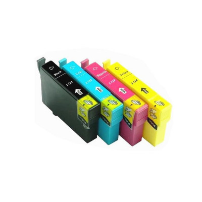 Комплект струйных картриджей T1711-T1714 для Epson XP-33 / 103 / 203 / 207 / 306 / 406 (Hi-Black Ink), 4 штуки